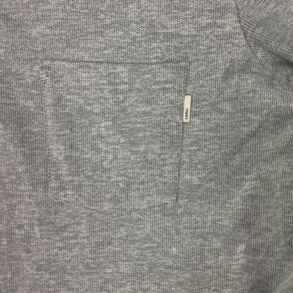 Vuori Polo Shirt Men's Medium Gray Heather Ace Golf Preppy Performance Pique - Picture 3 of 11